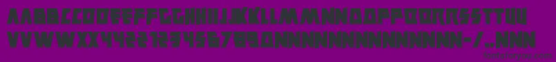 Шрифт Savantism – чёрные шрифты на фиолетовом фоне