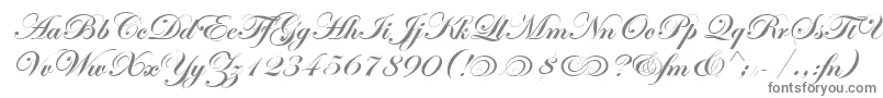 EdwardianScrAltItcTtBold-Schriftart – Graue Schriften