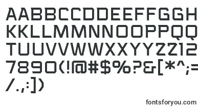 VoiceactivatedcapsbbReg font – block Fonts