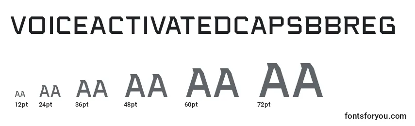 Размеры шрифта VoiceactivatedcapsbbReg