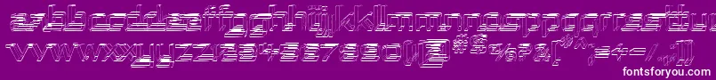 RepublikaSketch Font – White Fonts on Purple Background