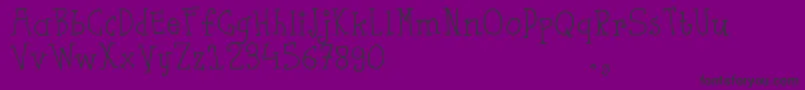 Fsaustrial Font – Black Fonts on Purple Background