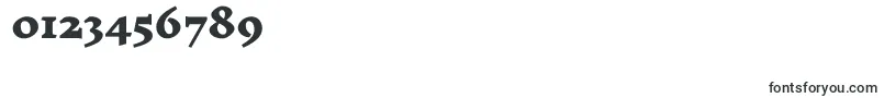 InknutantiquaBlack-Schriftart – Schriften für Zahlen und Nummern