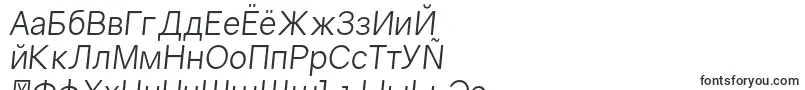 GravityBookitalic-fontti – venäjän fontit