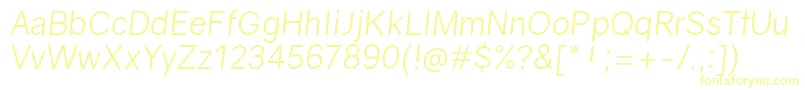 GravityBookitalic Font – Yellow Fonts