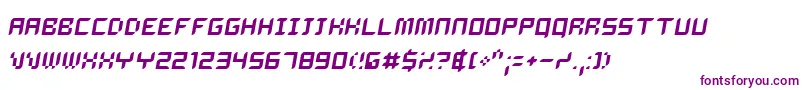Dalio Font – Purple Fonts on White Background