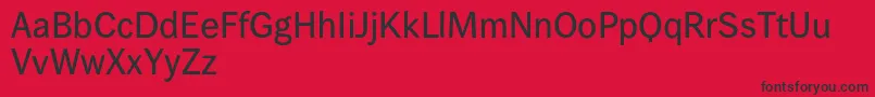 Wendelinreduced65kraeftig Font – Black Fonts on Red Background