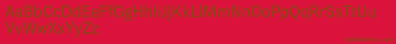 Wendelinreduced65kraeftig Font – Brown Fonts on Red Background