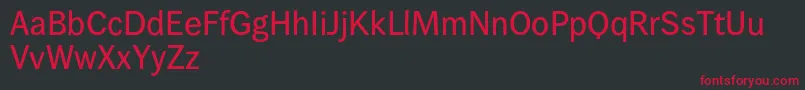 Wendelinreduced65kraeftig Font – Red Fonts on Black Background