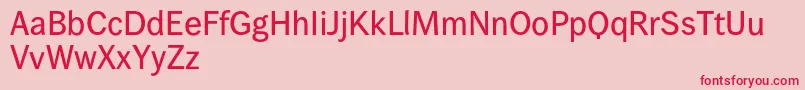 Wendelinreduced65kraeftig Font – Red Fonts on Pink Background