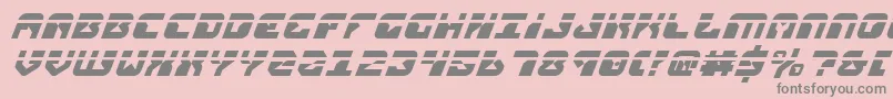 More about ReplicantLaserItalic Font ReplicantLaserItalic Font – Gray Fonts on Pink Background