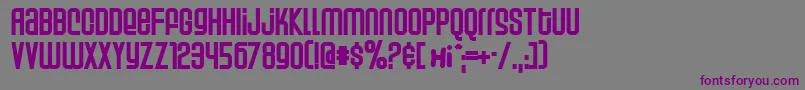 Weltp Font – Purple Fonts on Gray Background