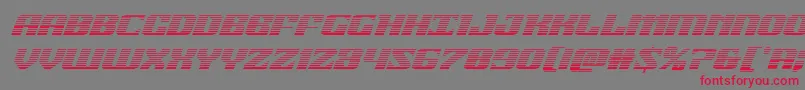 21gunsalutegradital Font – Red Fonts on Gray Background