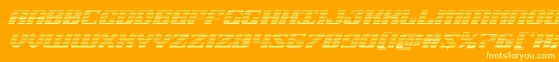fuente 21gunsalutegradital – Fuentes Amarillas Sobre Fondo Naranja