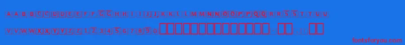 More about Scrabbles Font Scrabbles Font – Red Fonts on Blue Background