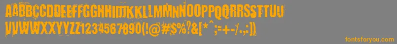 More about BaronKuffner Font BaronKuffner Font – Orange Fonts on Gray Background