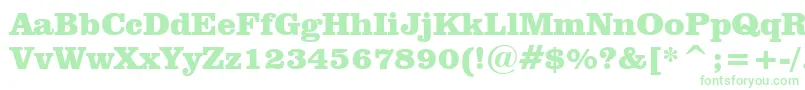 ClarendonBlackBt Font – Green Fonts