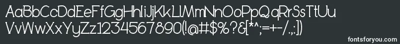 フォントBookietasticRegular – 白い文字