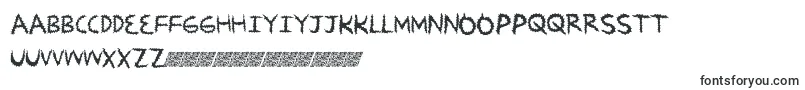 Zipdown-Schriftart – friesische Schriften