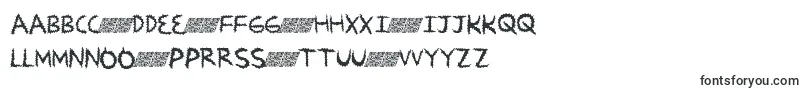 Zipdown-Schriftart – aserbaidschanische Schriften