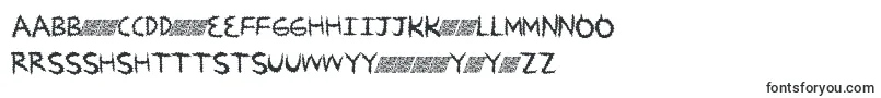 Zipdown-Schriftart – haussa Schriften