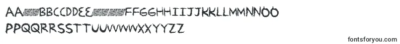 Zipdown-Schriftart – mazedonische Schriften