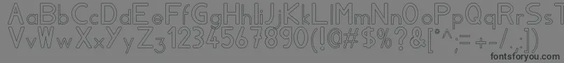 Aylavidecs Font – Black Fonts on Gray Background