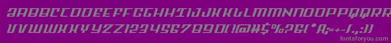 Skycabexpand Font – Gray Fonts on Purple Background