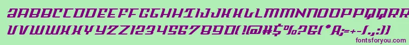 Skycabexpand Font – Purple Fonts on Green Background