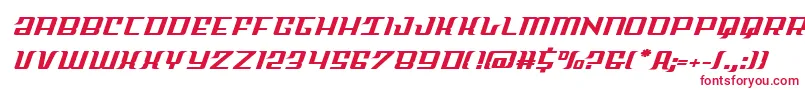 Skycabexpand Font – Red Fonts on White Background