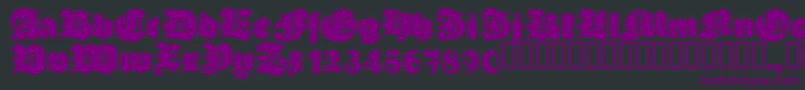 AsgardianwarsBlack-fontti – violetit fontit mustalla taustalla