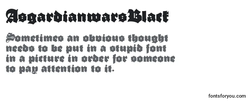 AsgardianwarsBlack Font