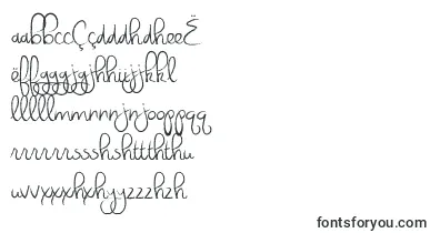 ViriginiaSky font – albanian Fonts