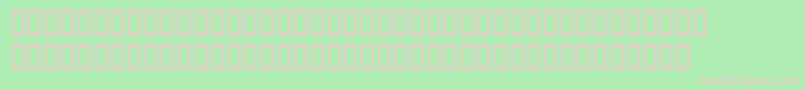 Dodocasalssh Font – Pink Fonts on Green Background