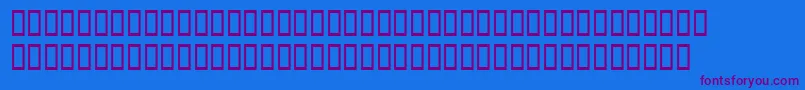 Dodocasalssh Font – Purple Fonts on Blue Background