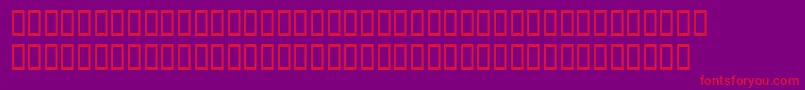 Dodocasalssh Font – Red Fonts on Purple Background