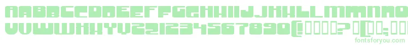 GrooveMachineExpupright-Schriftart – Grüne Schriften