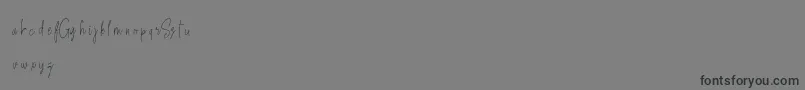 SweetGetawayDemo Font – Black Fonts on Gray Background