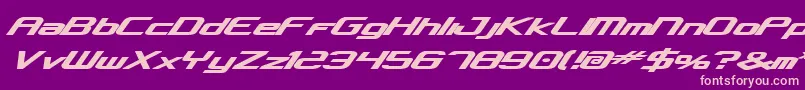 Concielian Bold Font – Pink Fonts on Purple Background