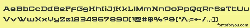Cydoniacenturybold Font – Black Fonts on Yellow Background