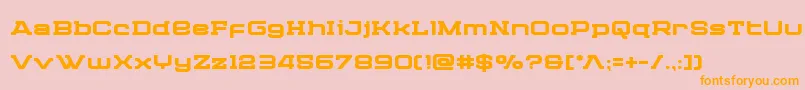 Cydoniacenturybold Font – Orange Fonts on Pink Background