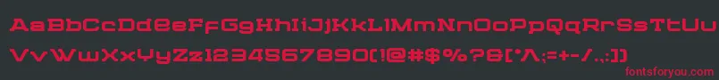 Cydoniacenturybold Font – Red Fonts on Black Background