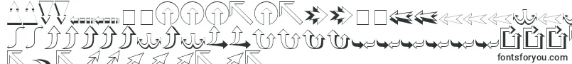 CarrArrowsOutline Font – Nyanja Fonts