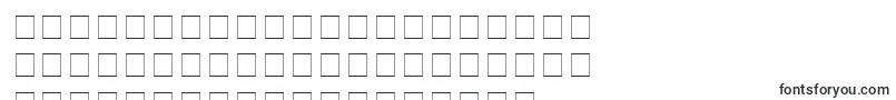 CarrArrowsOutline-Schriftart – serbische Schriften