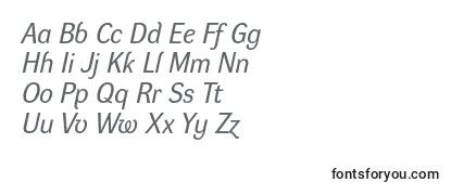 DynagroteskrItalic-fontti
