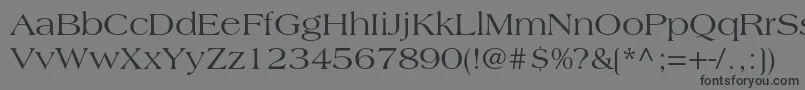 Americanastd Font – Black Fonts on Gray Background