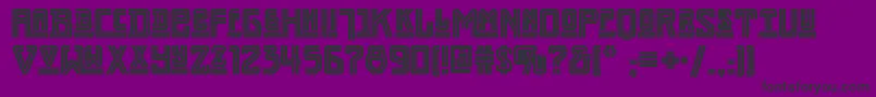 Darmstadtartsnf Font – Black Fonts on Purple Background