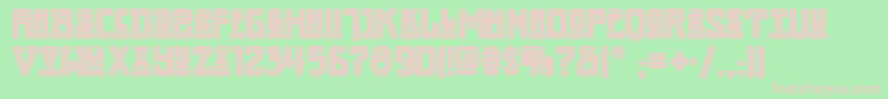Lisätietoja Darmstadtartsnf-fontista Darmstadtartsnf-fontti – vaaleanpunaiset fontit vihreällä taustalla