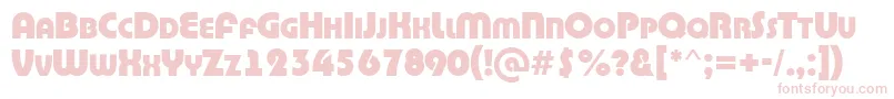ABighaustitulExtrabold Font – Pink Fonts on White Background