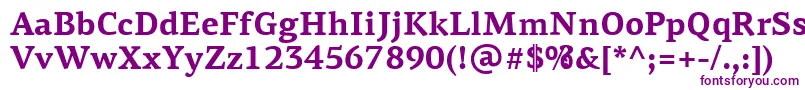 PfagoraserifproBold Font – Purple Fonts